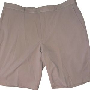 Walter Hagen Men’s Golf Shorts Flat Front Tan/Khaki Size 38 Waist